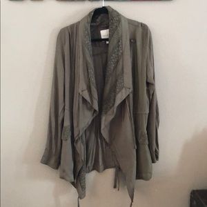 Thread & supply olive jacket size lg